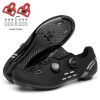 Cycling MTB Shoes Men Dirt Road Bike Sneaker Flat Spd Cleat Mountain Bike Footwear Women Route Racing Bicycle Shoes Self-Locking