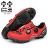 Cycling MTB Shoes Men Dirt Road Bike Sneaker Flat Spd Cleat Mountain Bike Footwear Women Route Racing Bicycle Shoes Self-Locking